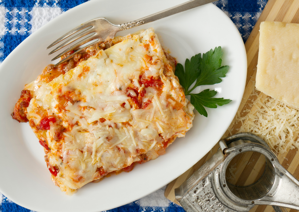 Roasted Bell Pepper Matzo Lasagna - Rose Reisman