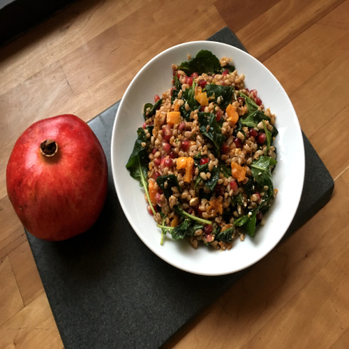 Farro, Roasted Squash and Kale Salad Rose Reisman Recipe
